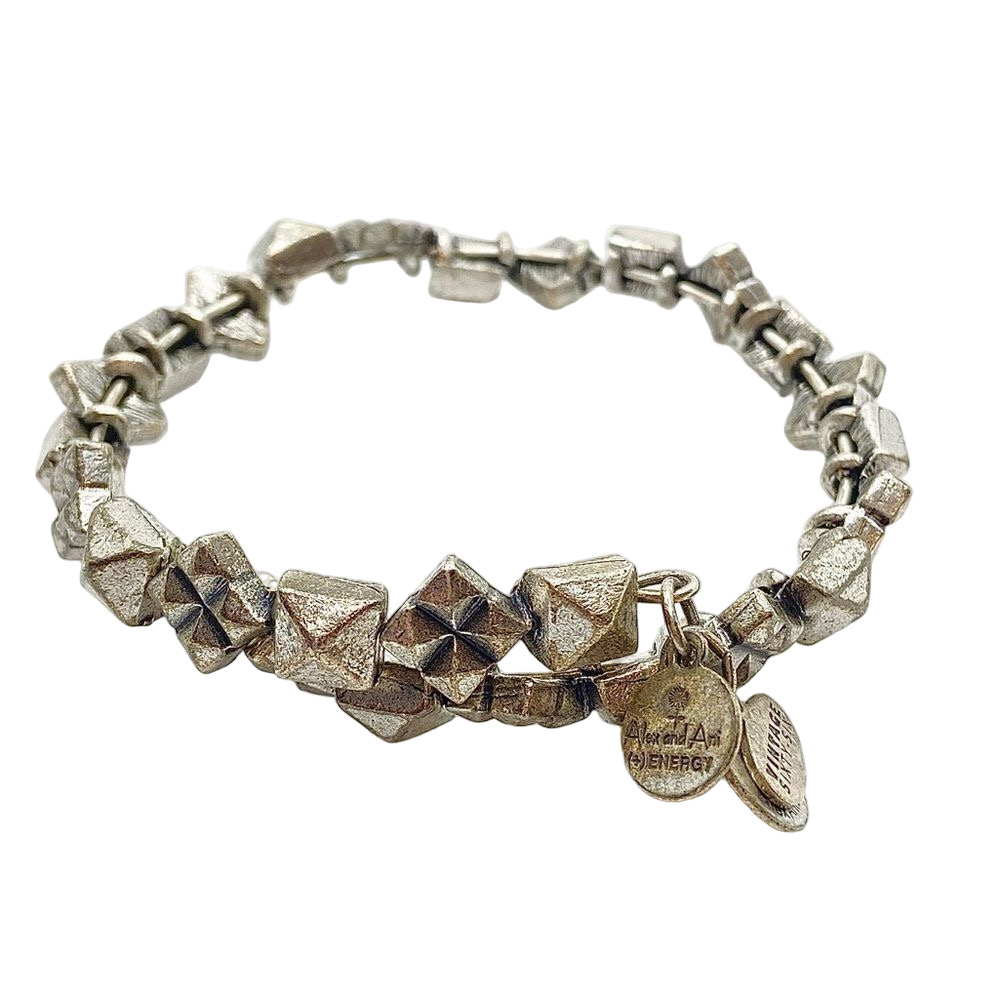 Alex and Ani silver tone wrap bracelet